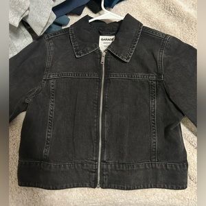 Brand: Garage, Black jean jacket Size: Medium